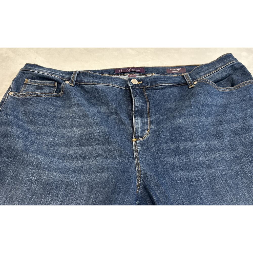 Gloria Vanderbilt Women's Jeans Size 20W Blue Amanda Bootcut Plus Size Denim - Picture 2 of 7